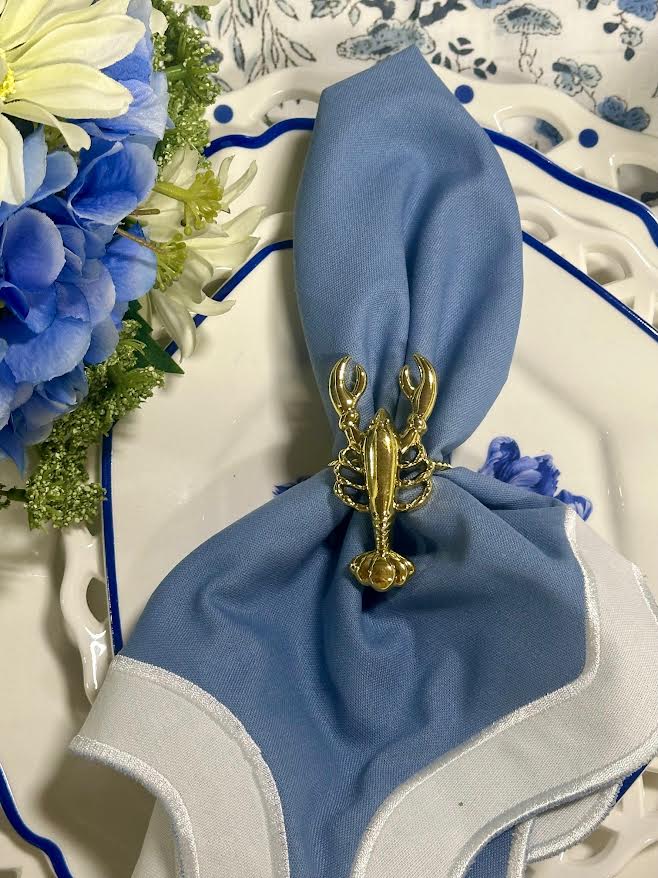 Lobster Set of 4 Napkin Ring