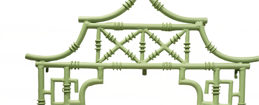Green Pagoda Mirror