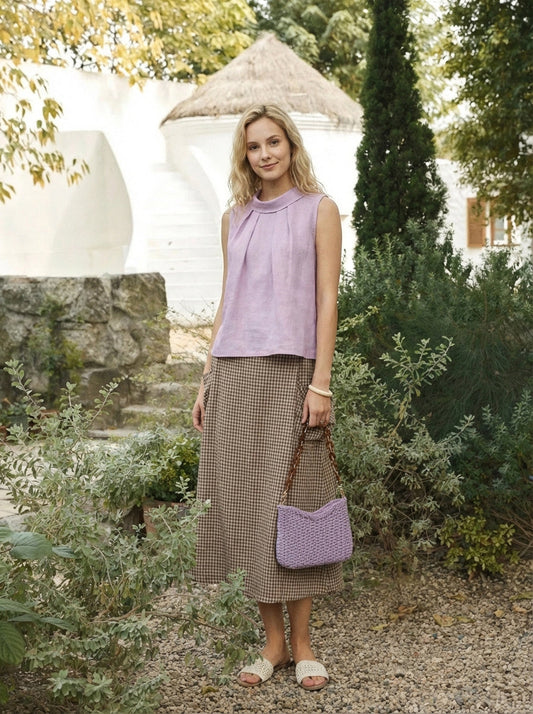 Colorful Woven Straw Shoulder Bag