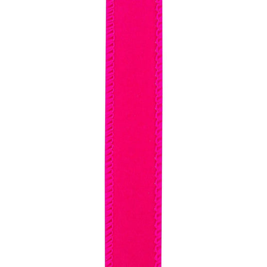 1" Velvet Fuzz Ribbon: Fuchsia (10 Yards)
