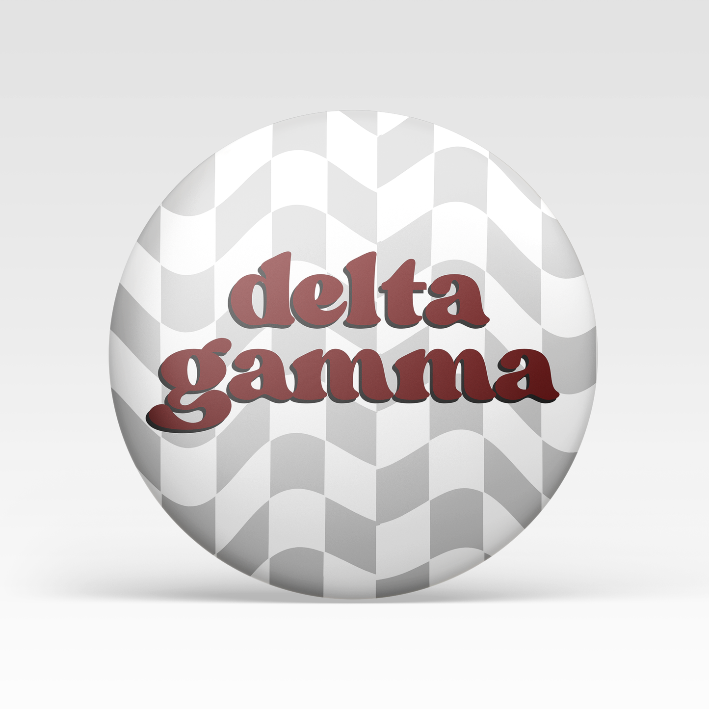 Delta Gamma Checkered - Maroon