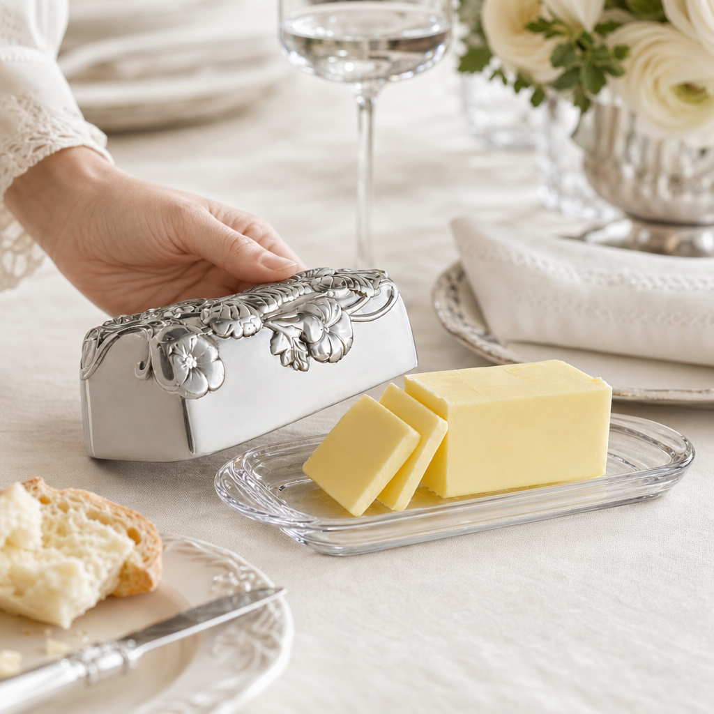 Butterfly Butter Dish