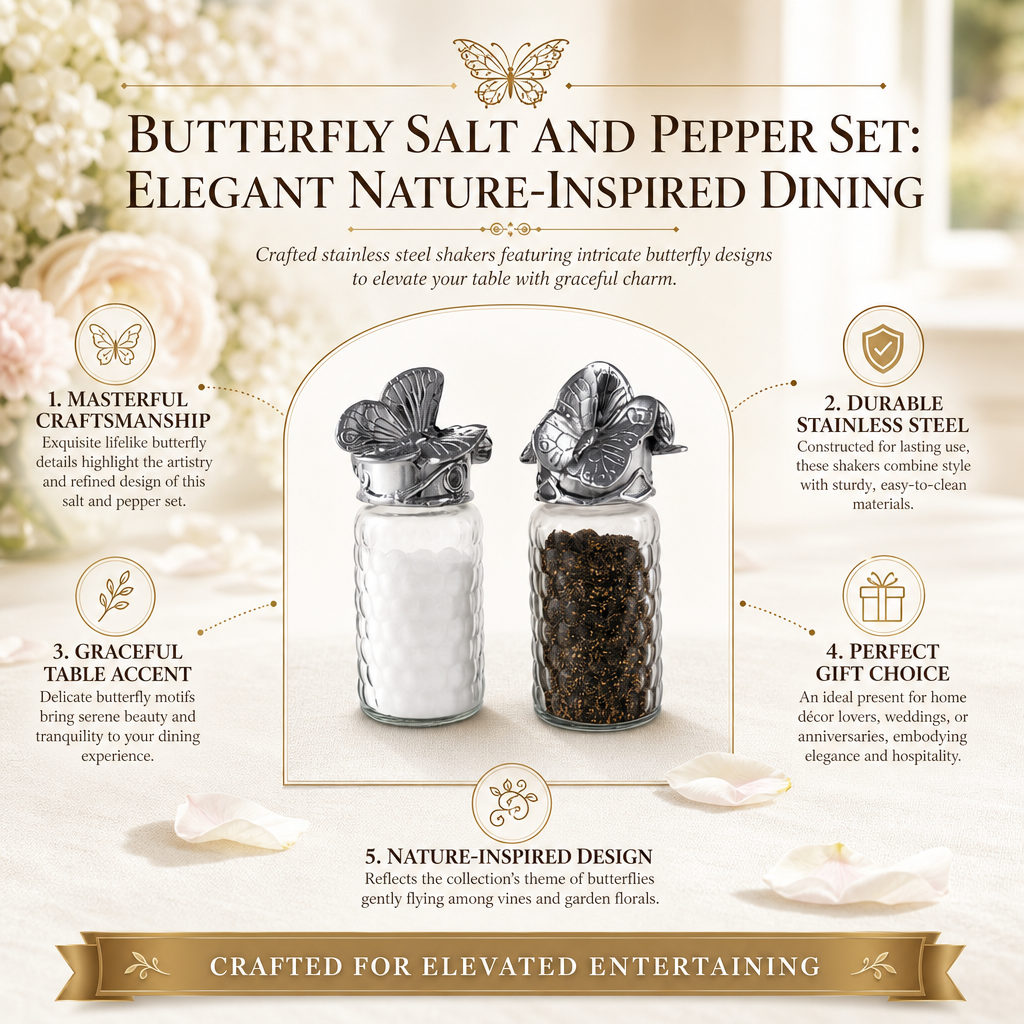 Butterfly Salt and Pepper Set