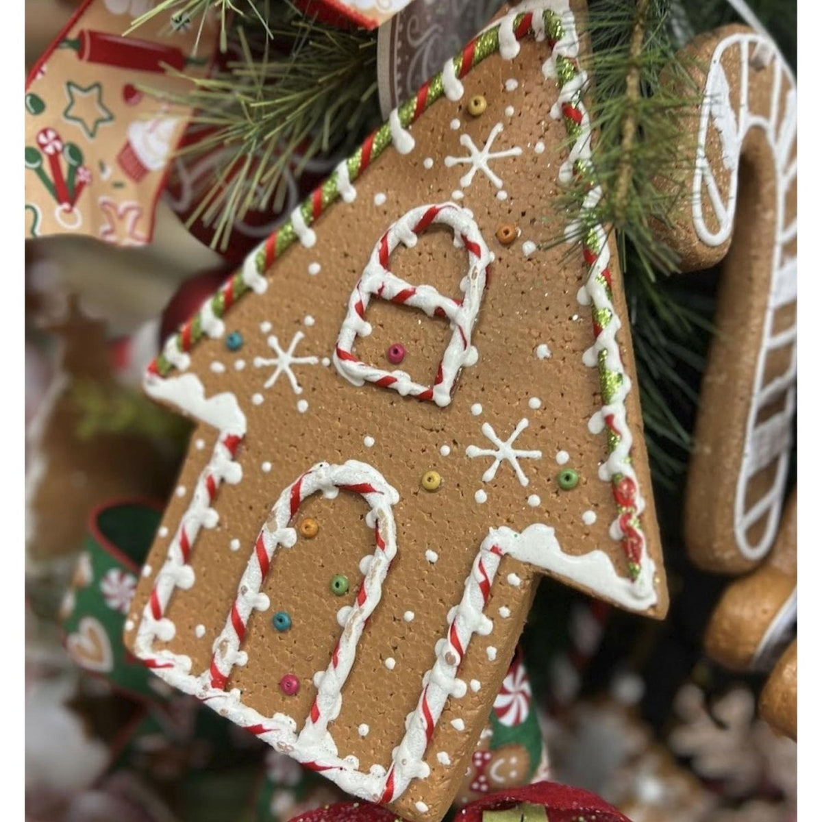 11" Gingerbread House Ornament