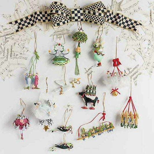 12 Days 5 Golden Rings Ornament by Patience Brewster