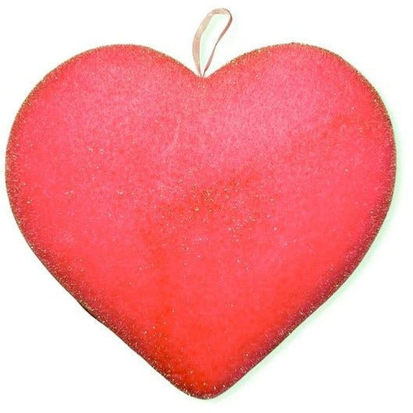 12" Flocked Heart