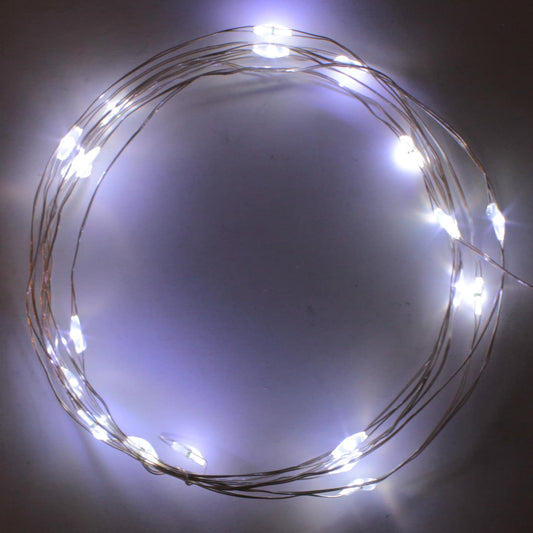 100 LED String Light Copper Wire - White