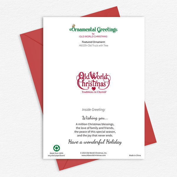 a red envelope and a white card