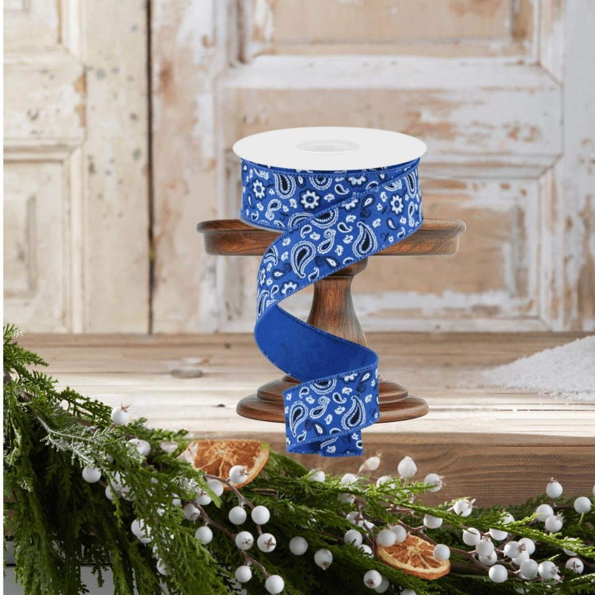 1.5" Bandana Ribbon: Royal Blue (10 Yards)