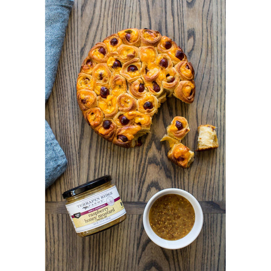 Raspberry Honey Mustard Pretzel Dip