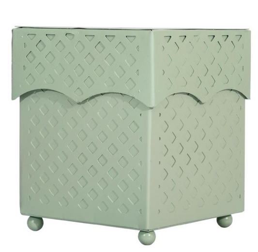 a green box with wheels