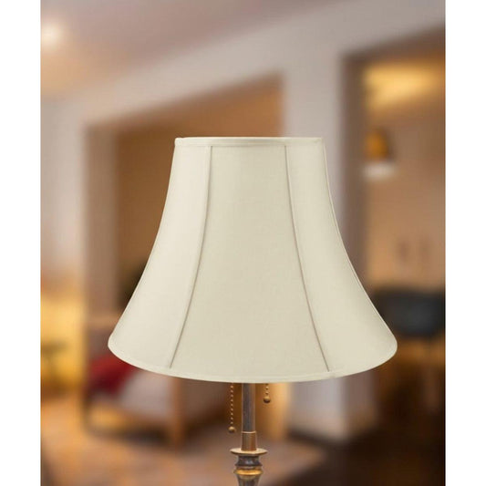 20"W x 15"H Egg Shell Shantung Bell Lampshade