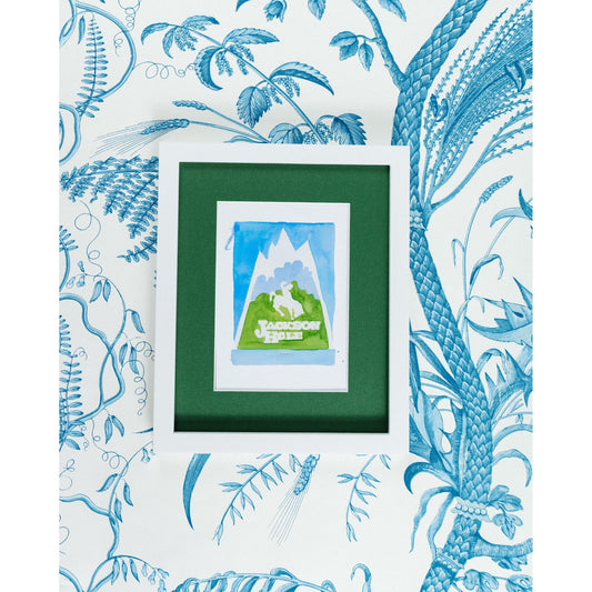 Jackson Hole Matchbook Art Print