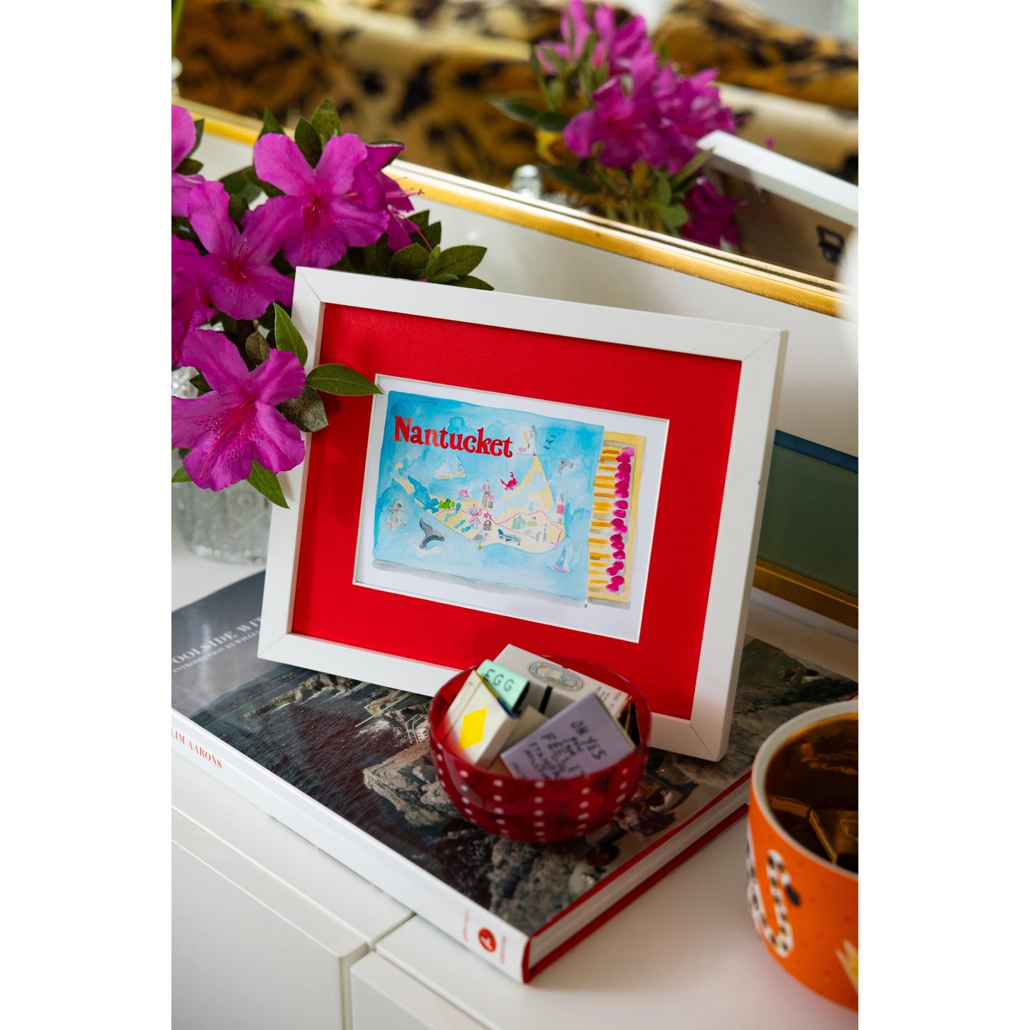 Nantucket Matchbook Art Print