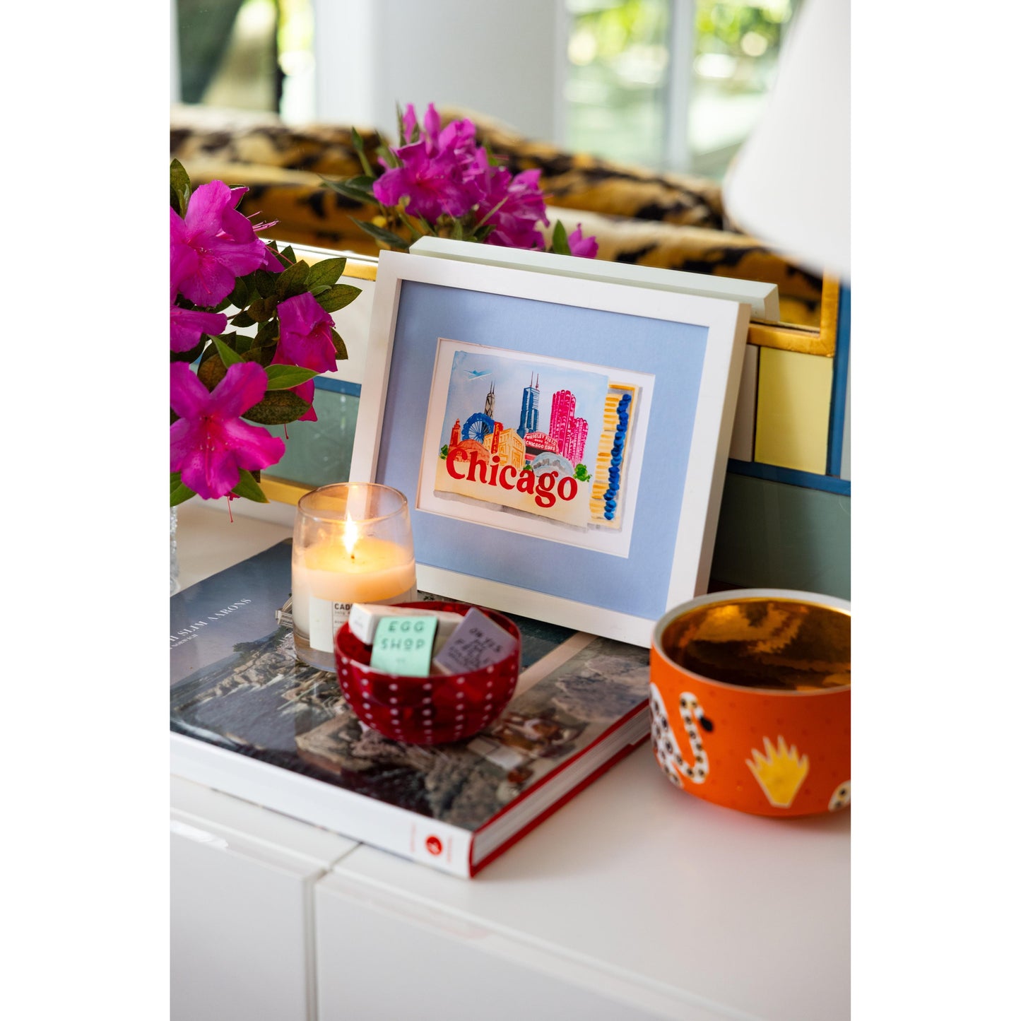 Chicago Matchbook Art Print