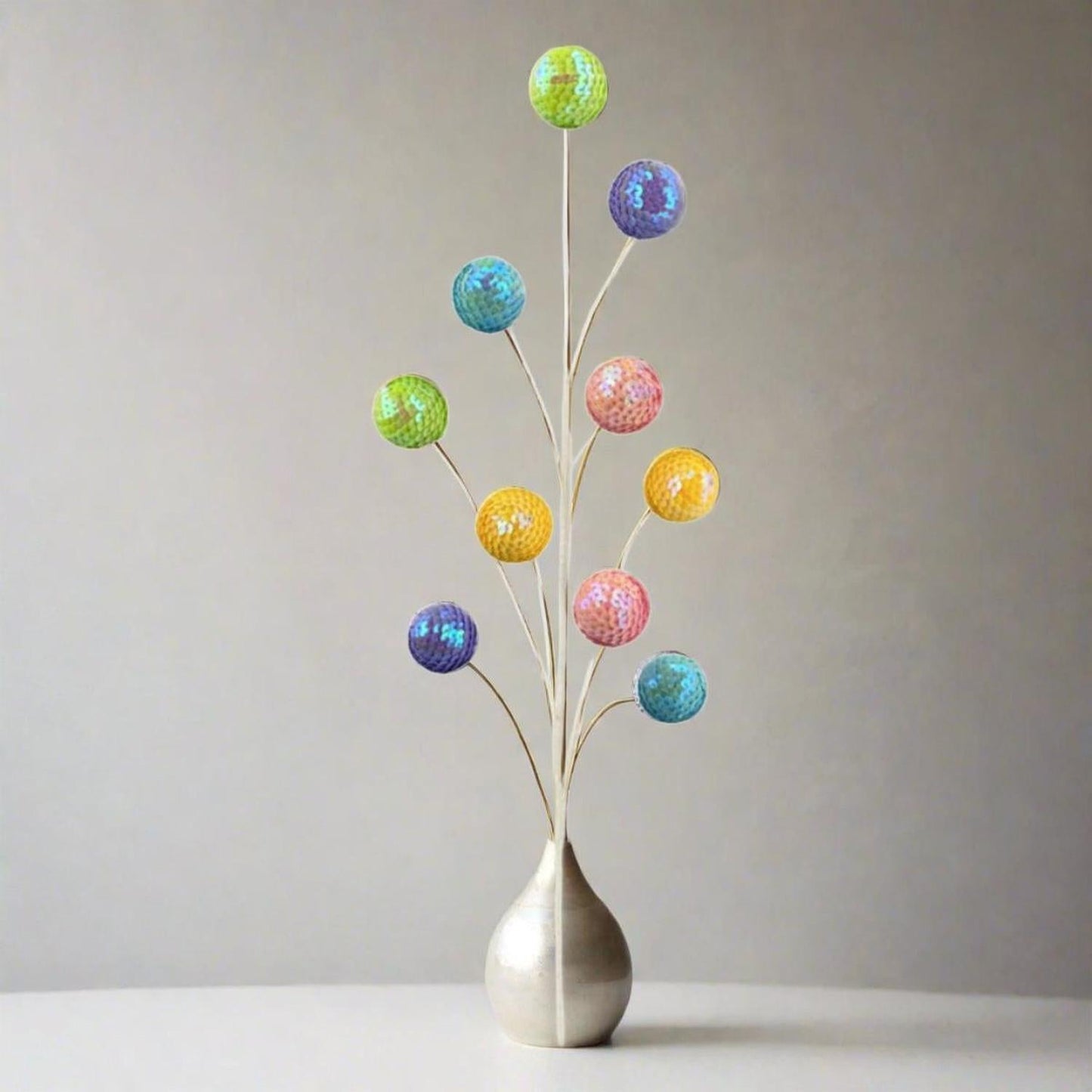 27" Sequin Ball Spray: Multi