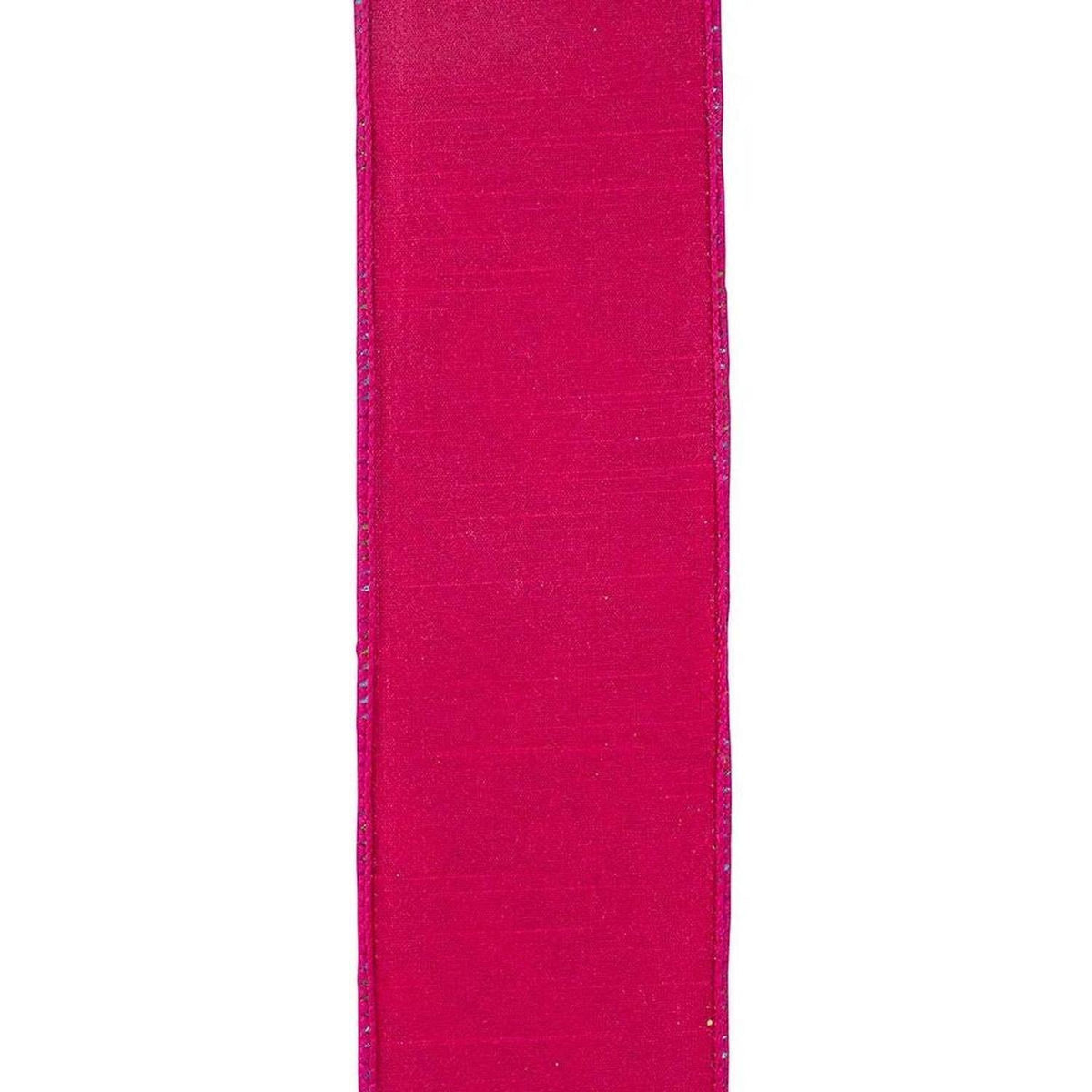 2.5" Deluxe Bright Plaid Ribbon: Fuchsia (5 Yards)