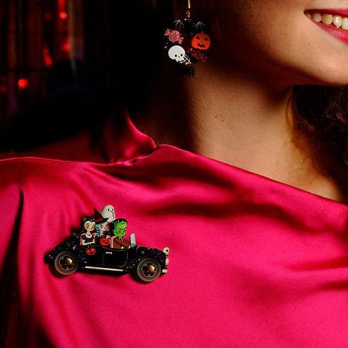Frankenstein’s Car Brooch by Laliblue