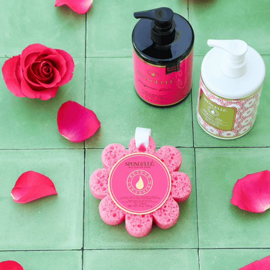 Bulgarian Rose Wild Flower, Body Wash Refill, and Body Lotion Set