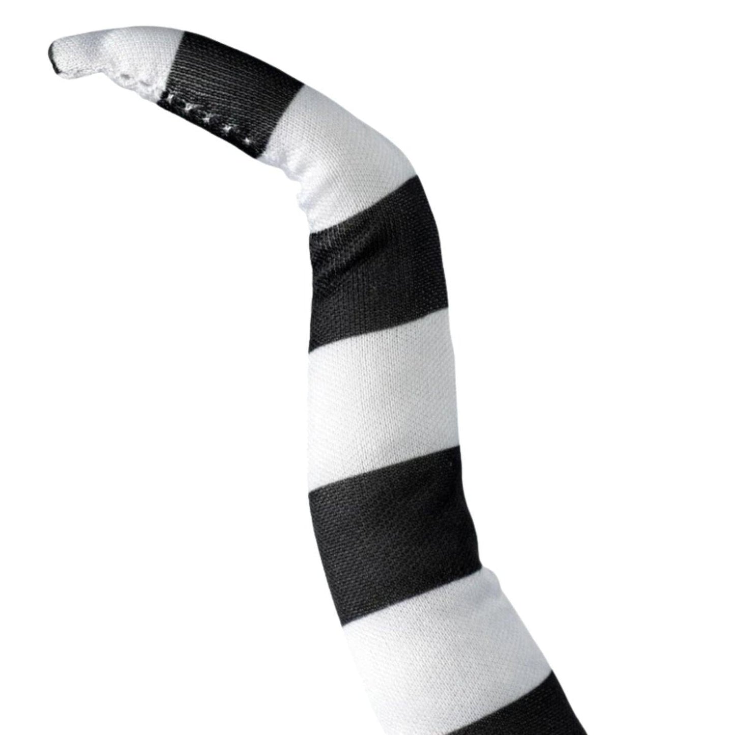 34" Stripe Horn Spray: Black & White