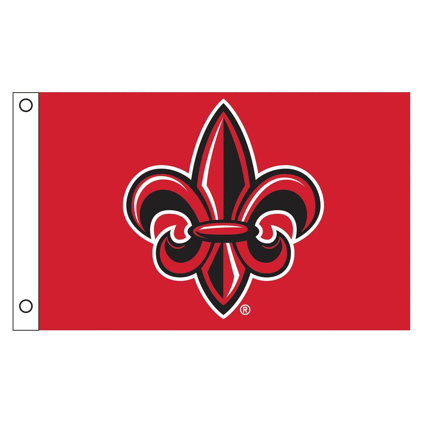 University of Louisana at Lafayette Single Sided Flag w/ 2 Grommets, 3'x5'