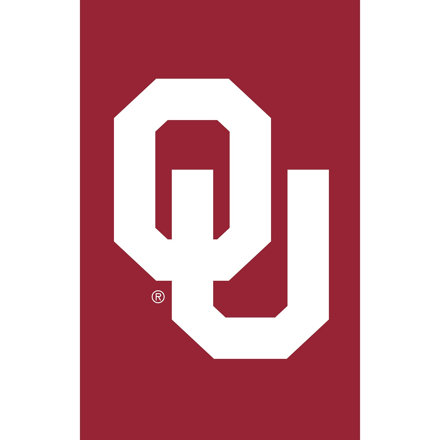 University of Oklahoma Applique House Flag