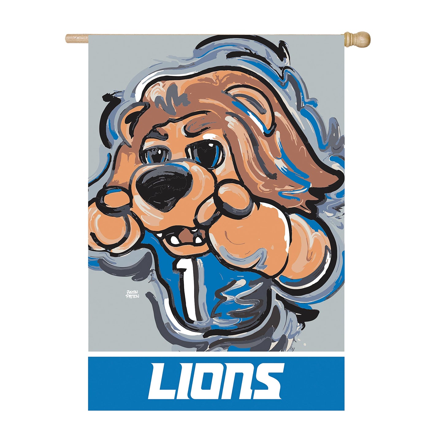 Detroit Lions, Suede REG Justin Patten