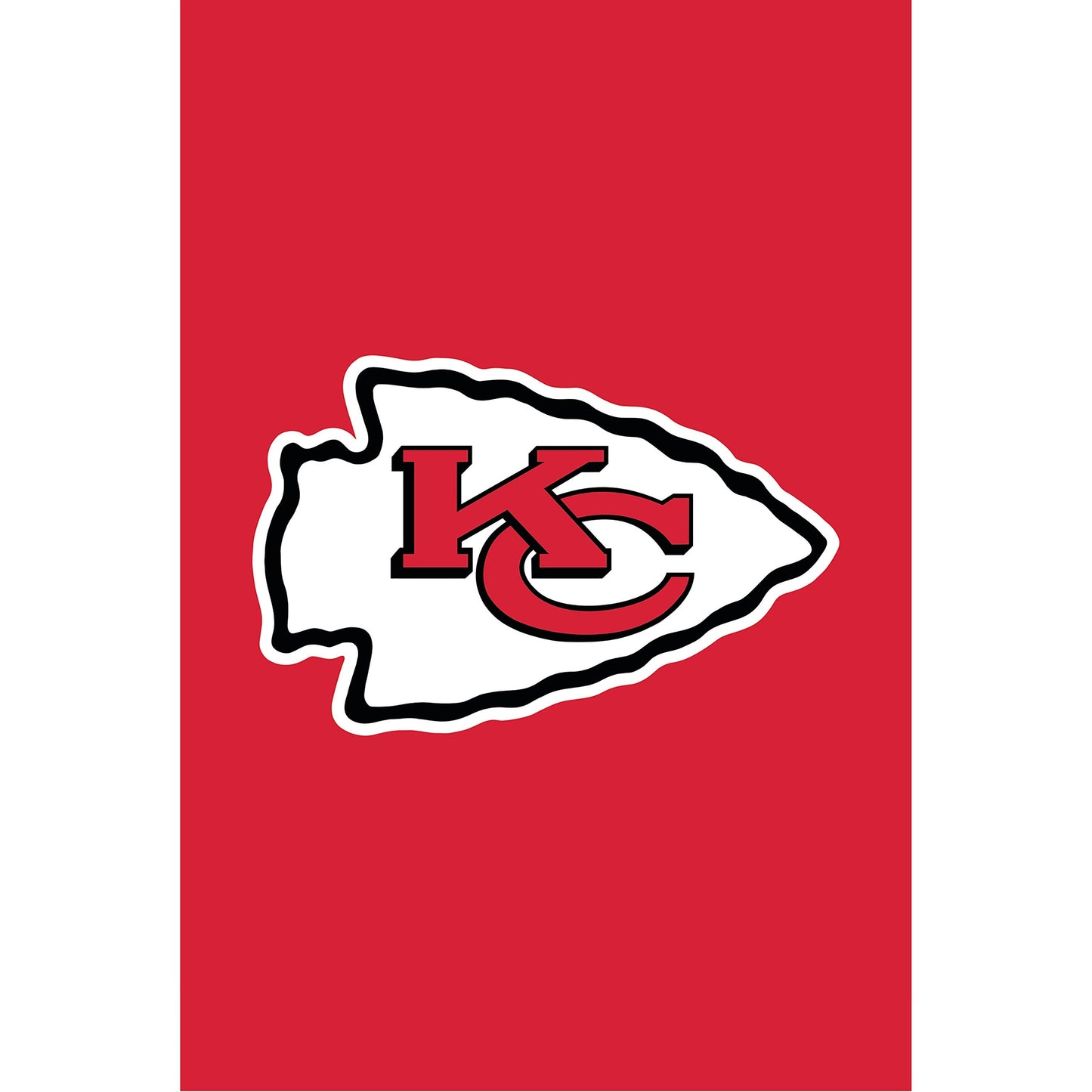 Kansas City Chiefs Applique House Flag