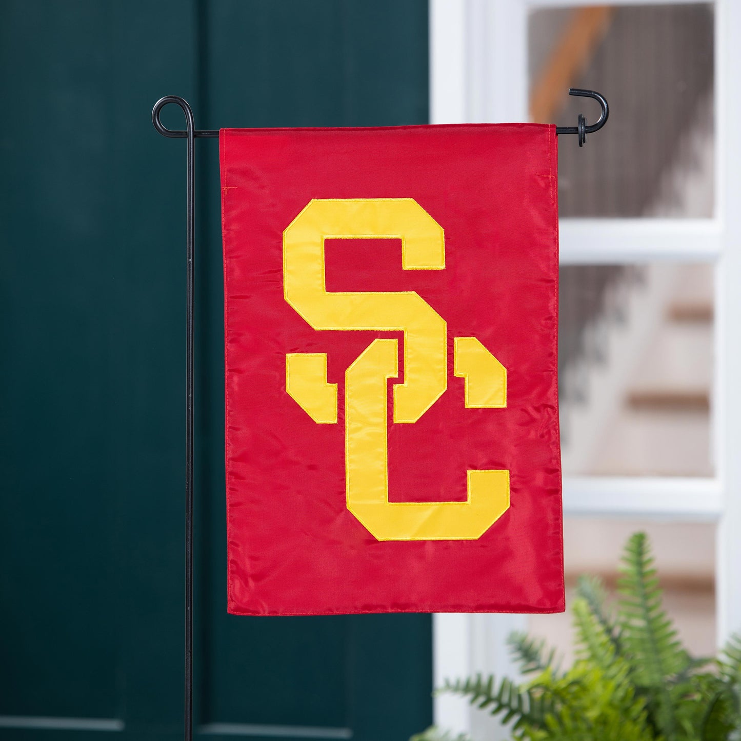 University of Southern California Applique Garden Flag