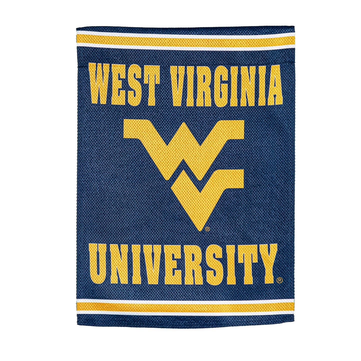 Embossed Suede Flag, House Size, West Virginia University