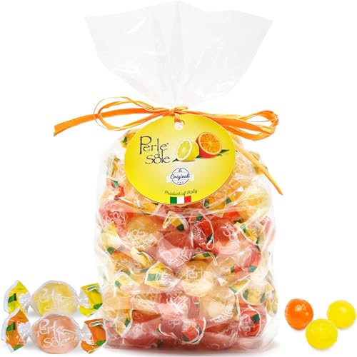 Perle di Sole Assorted Lemon & Orange Drops — Amalfi Coast Hard Candy