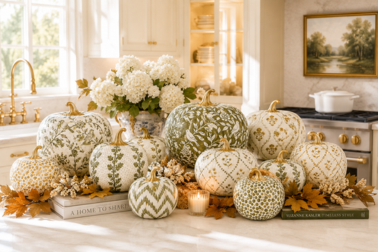 Gold Garden Trellis Pumpkin