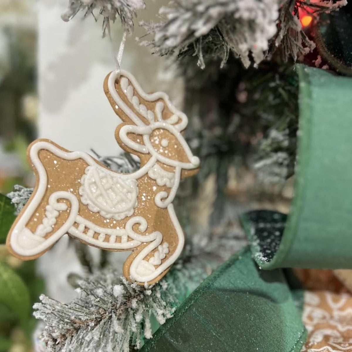 4.75" Box of Gingerbread Cookie Christmas Ornaments