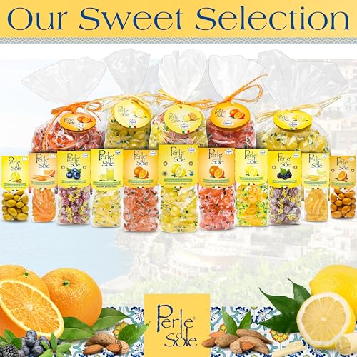 Perle di Sole Candied Orange Peels — Italian Confection (3.5 oz / 100g)