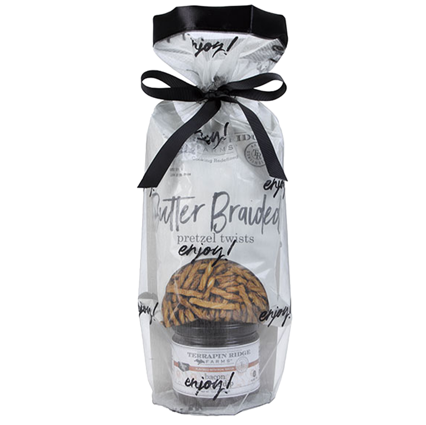 Everyday Grab and Go Giftset with Bacon Pepper Dip and Braided Butter Pretzels