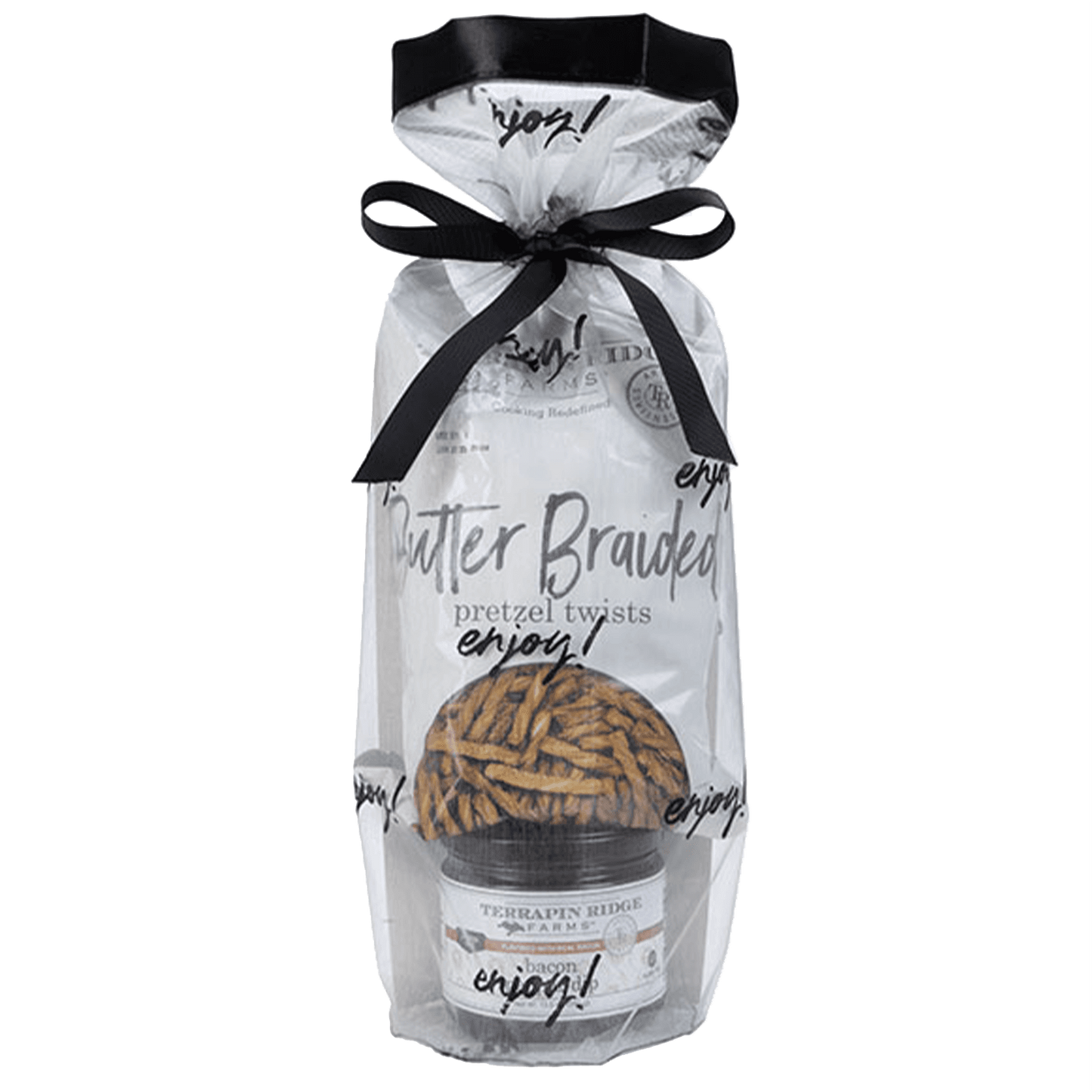 Everyday Grab and Go Giftset with Bacon Pepper Dip and Braided Butter Pretzels