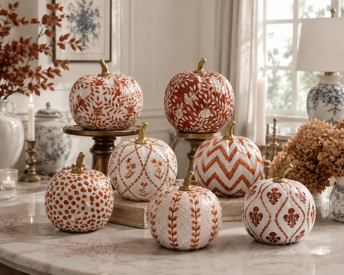Red Meadow Sprig Pumpkin