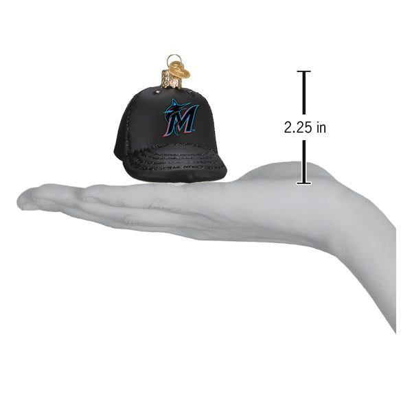 Marlins Baseball Cap Ornament