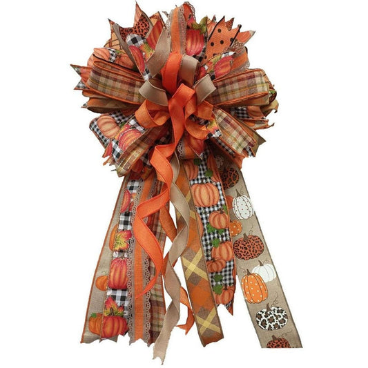 7/8" Royal Burlap Ribbon: Orange (10 Yards)