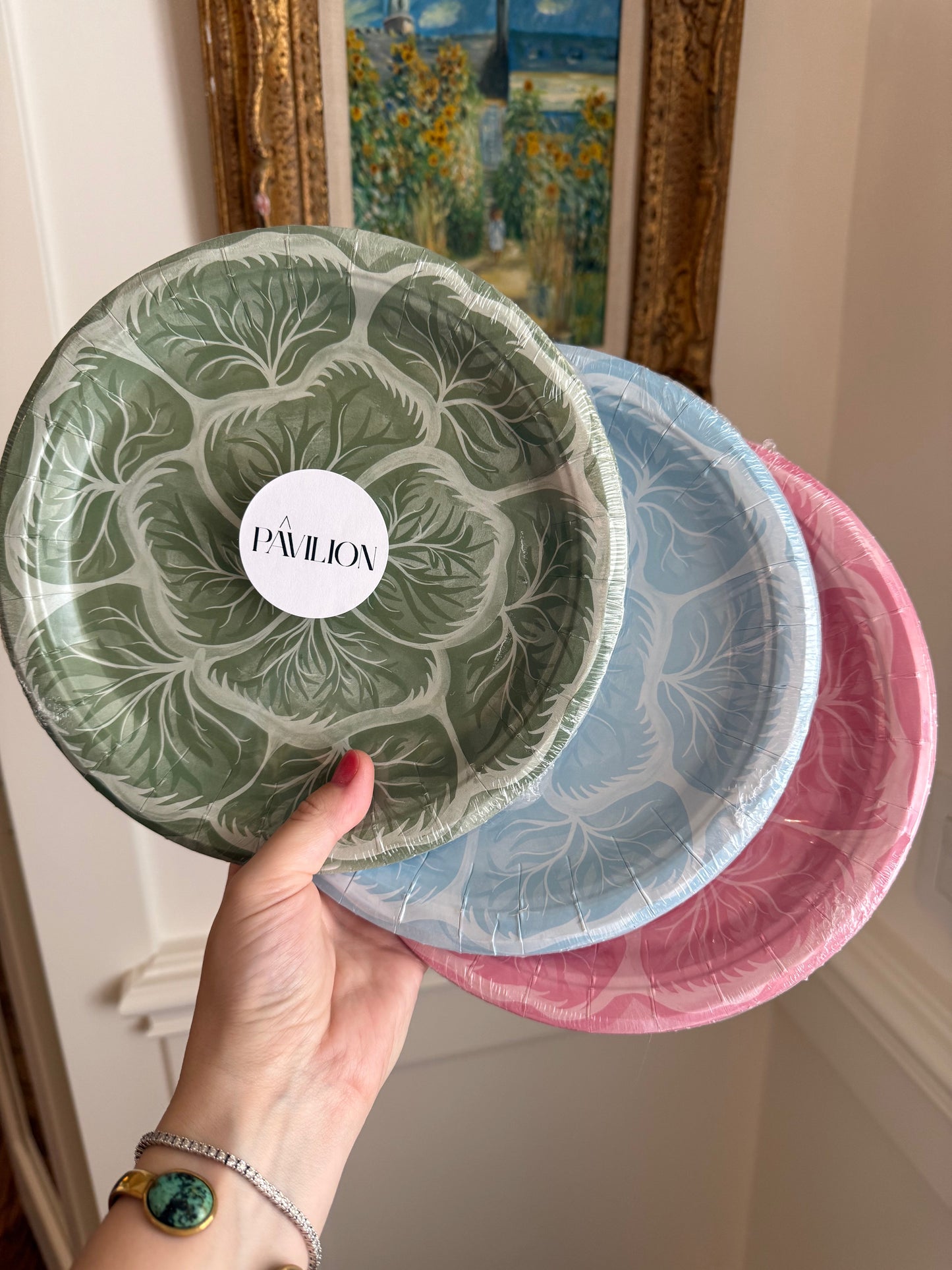 Chateau Rose Cabbage Dessert Paper Plate - 8 pack