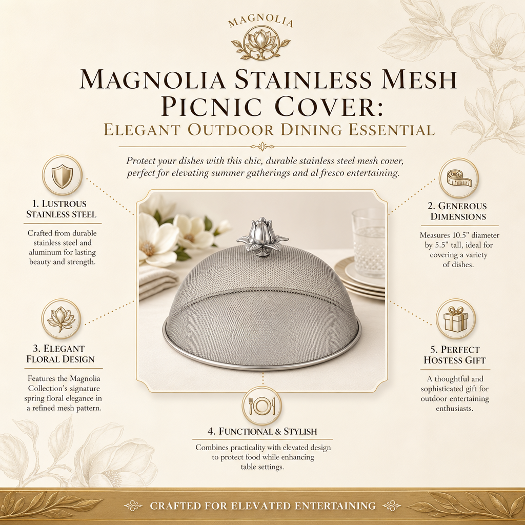 Magnolia Stainless Mesh Picnic Cover