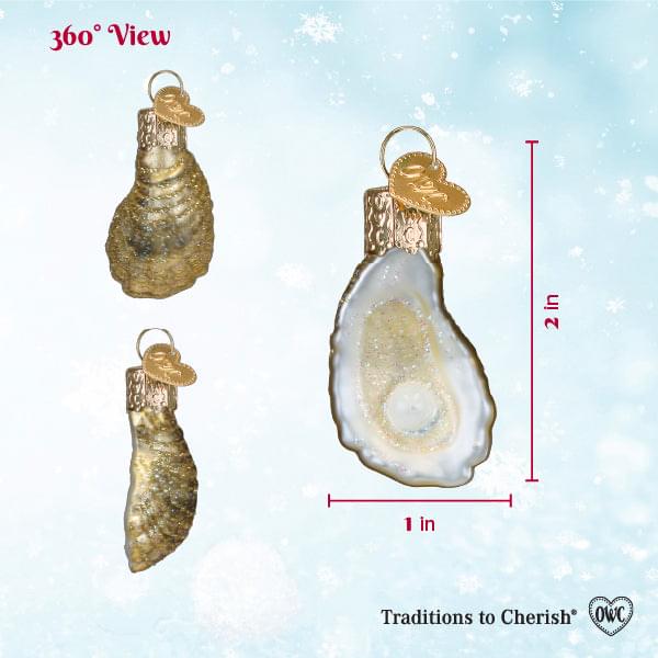 Mini Oyster With Pearl Ornament