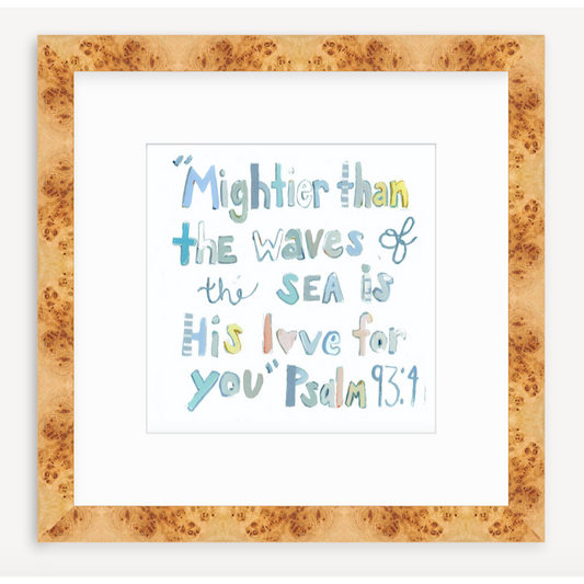 Psalm 93:4 Bible Verse Fine Art Print