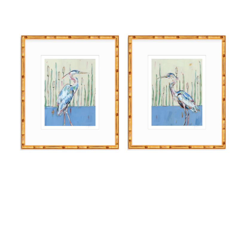 Blue Herons Fine Art Print
