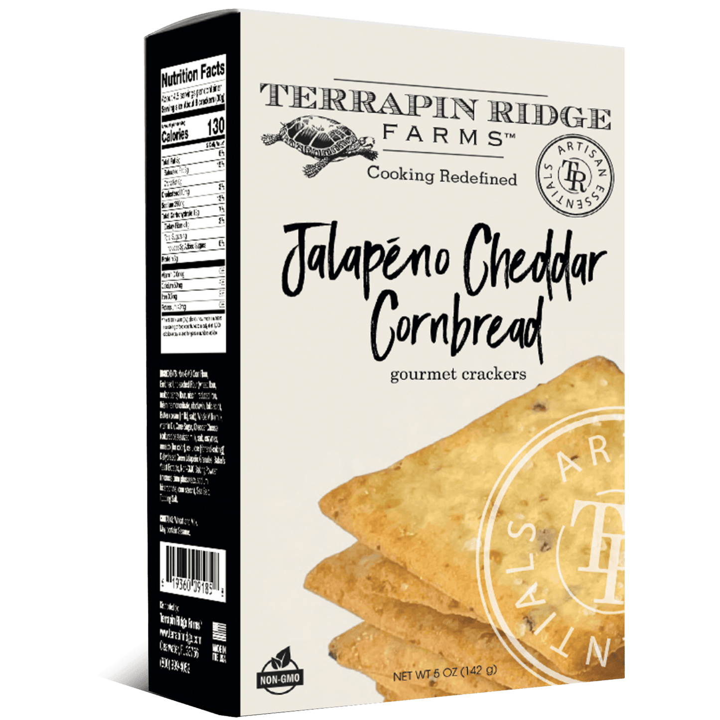 Jalapeno Cheddar Cornbread Crackers