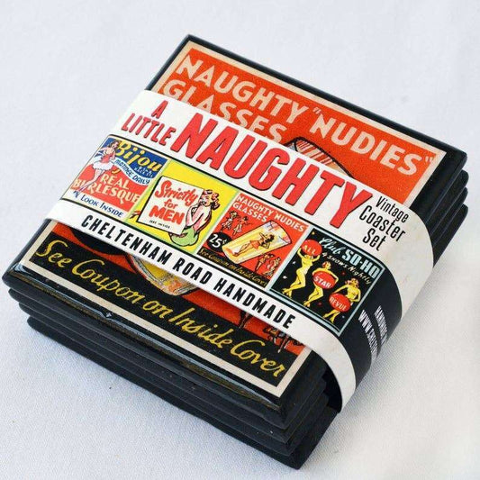 a stack of coasters with a label