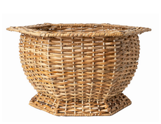 a basket with a stand