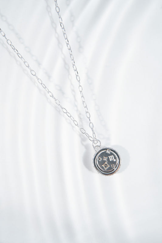 Scorpio Zodiac Precious Necklace