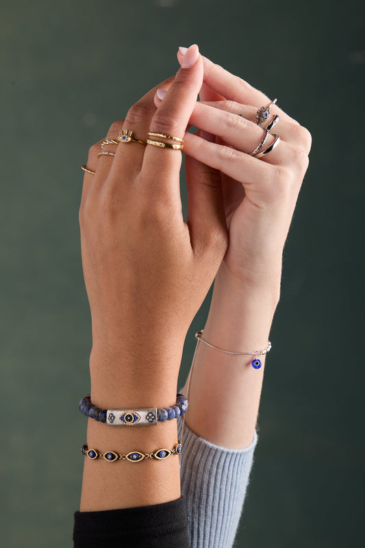 Untamed Evil Eye Chain Bracelet