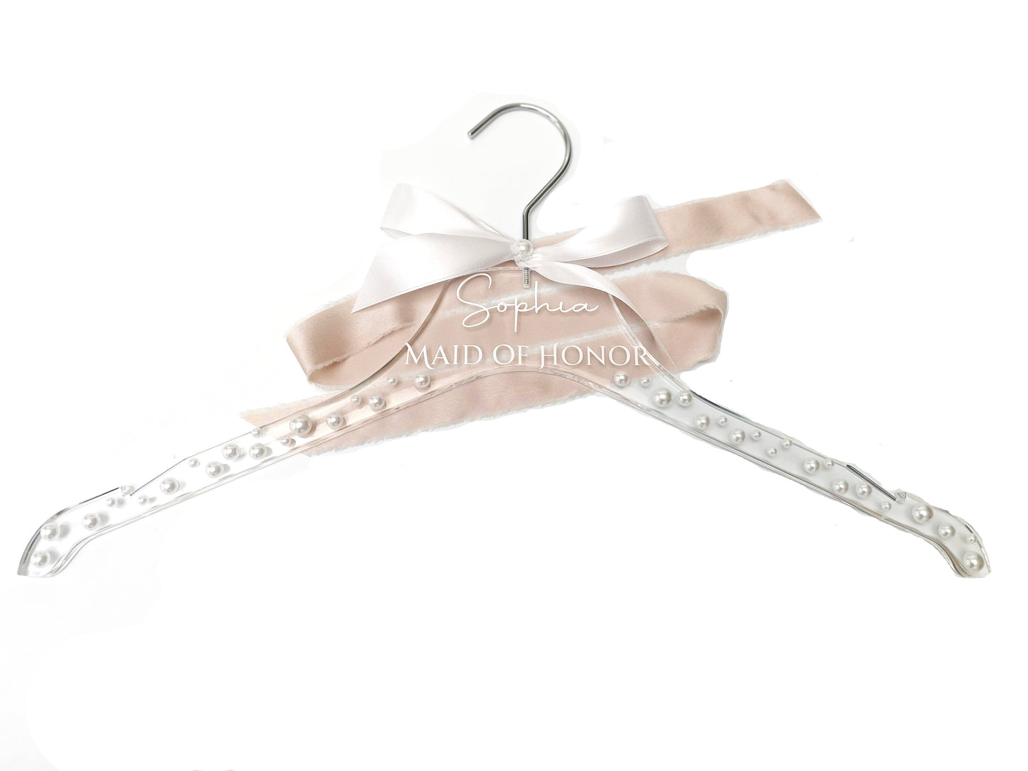 Acrylic Pearl Embellished Hanger